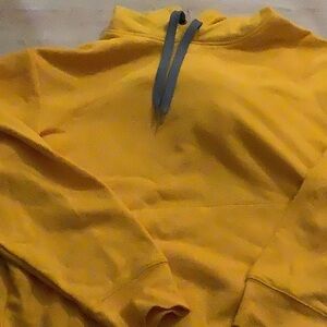 Men's Yellow Hoodie Sweater
